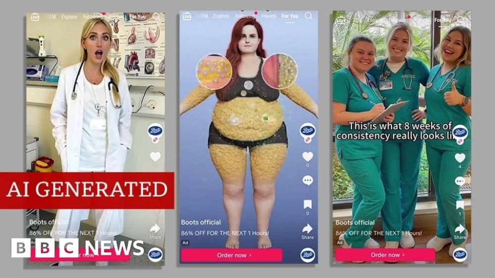TikTok removes AI weight loss ads from fake Boots account.