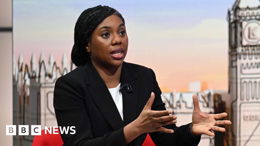 Kemi Badenoch says Conservatives will channel public’s anger at Labour.