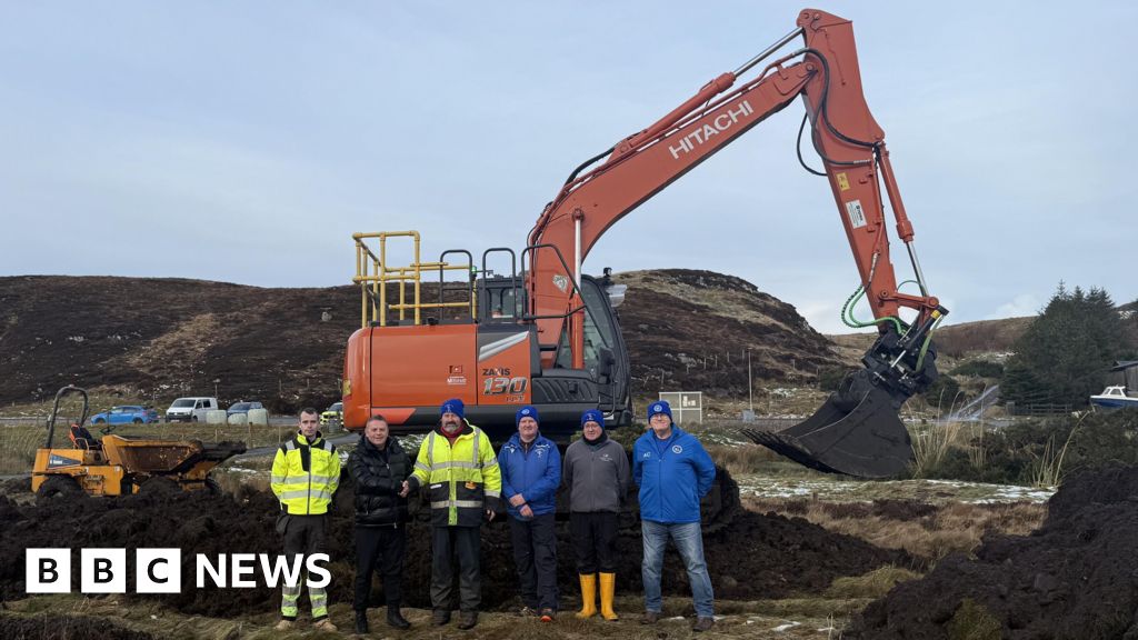 NHS funds football pitch in Carloway in Lewis