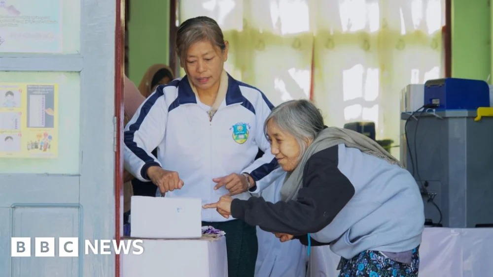 Party backed by generals set for landslide in ‘sham’ Myanmar election