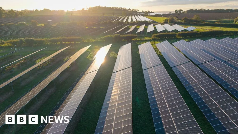 Record year for wind and solar electricity in Great Britain in 2025.