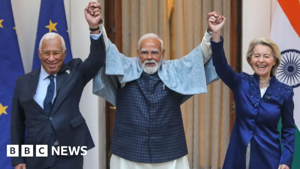 Trade deal: India and EU announce FTA amid Trump tariff tensions