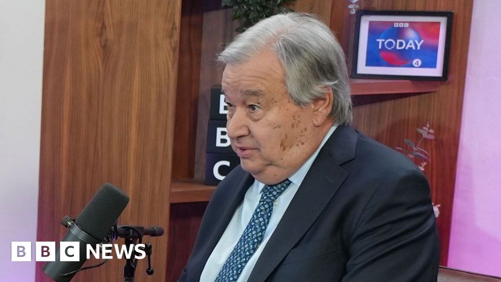 US believes its power matters more than international law, UN chief António Guterres tells BBC.