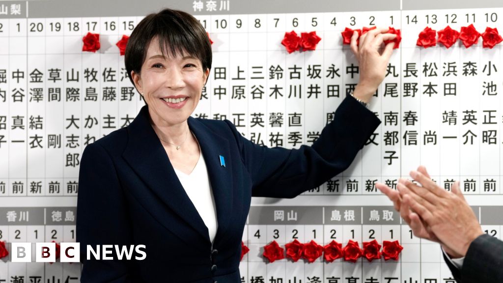 Japan election: PM Sanae Takaichi on course for landslide win