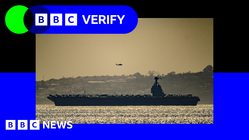 US build-up of warships and fighter jets tracked near Iran