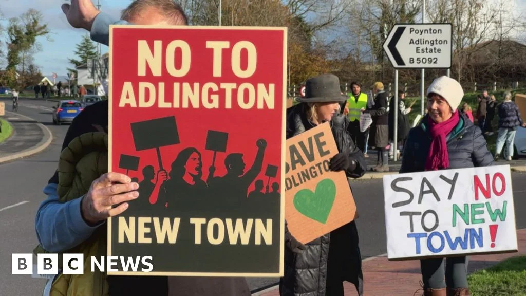 Campaigners celebrate after new town plans for Adlington dropped
