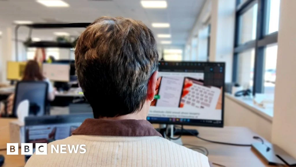 Child abuse victim found after researcher spotted school badge.