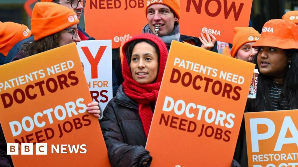 Doctors announce six-day strike in England as talks break down.