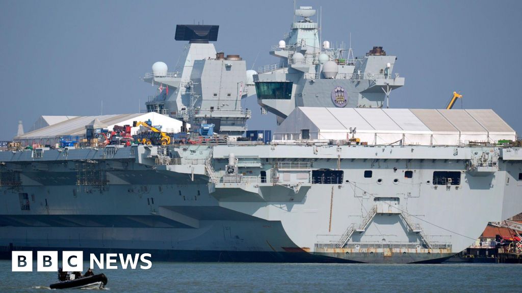 HMS Prince of Wales unlikely to head to the Middle East.