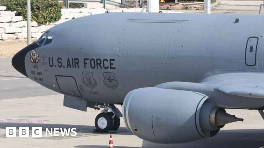 US names six crew killed in refuelling plane crash in Iraq.
