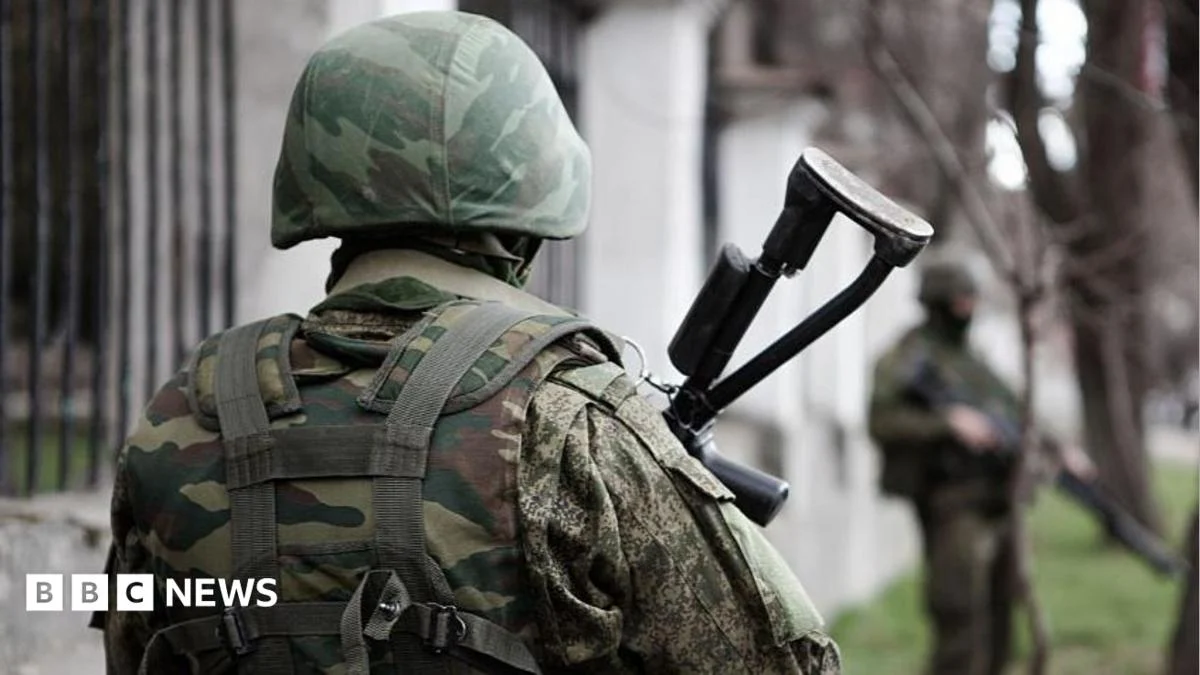 Soldier kills four in gun rampage in Russian-occupied Crimea.