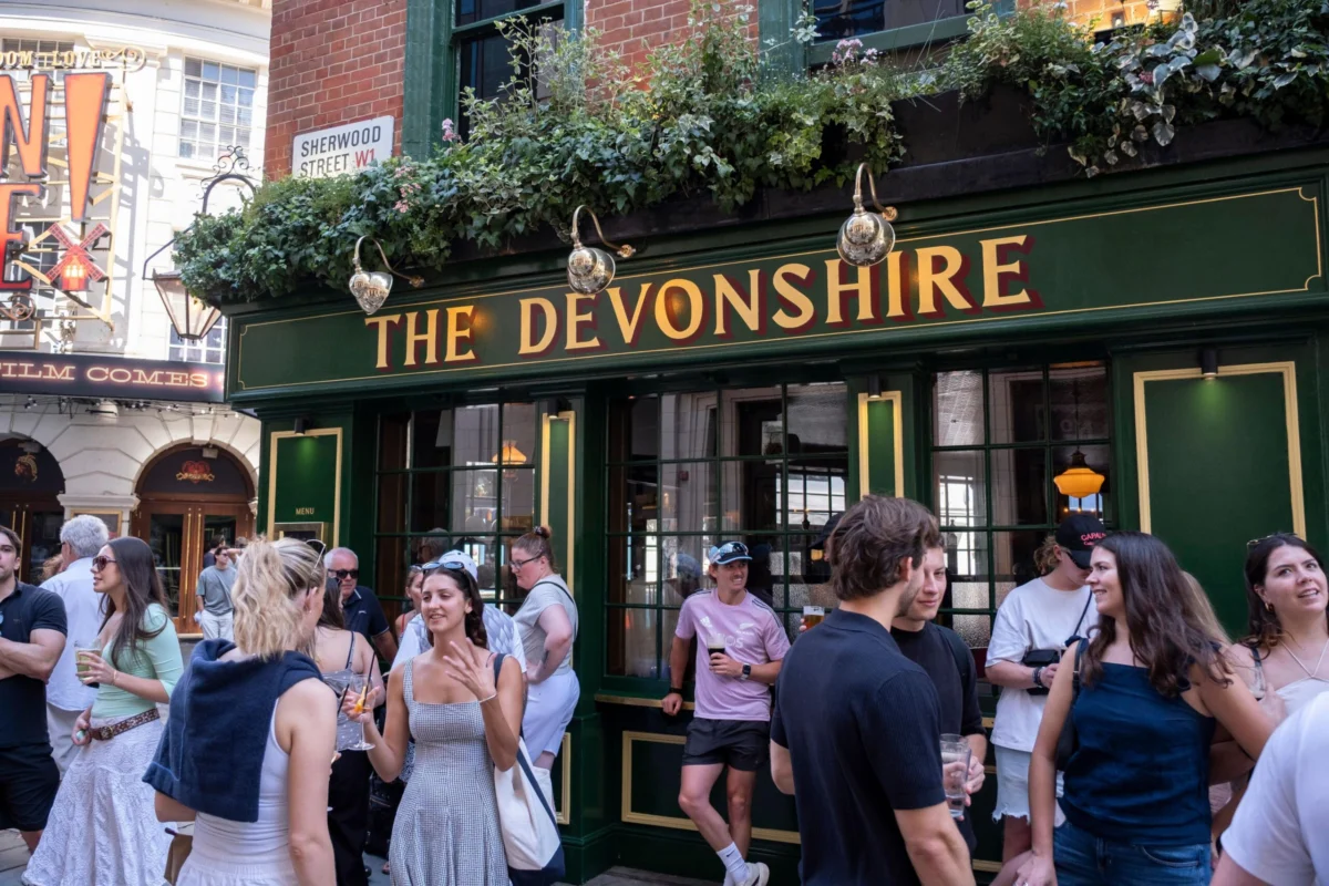 Why there’s a row about standing up while drinking in central London