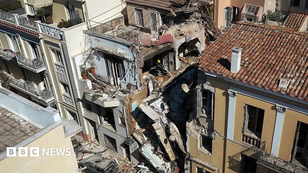 Athens explosion: At least two dead in blast near Acropolis in Plaka district.