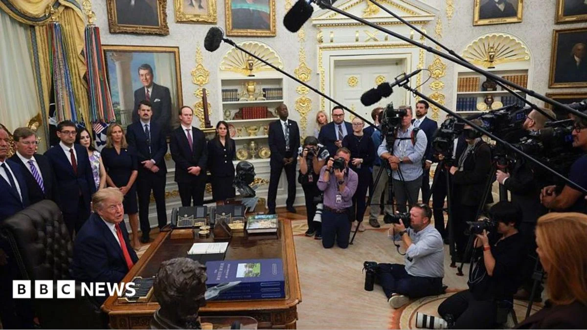 Trump says he is banning CNN, Politico and MS NOW from White House.